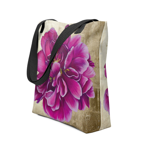 Popular Peony Tote bag