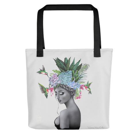 Humming Woman Tote bag